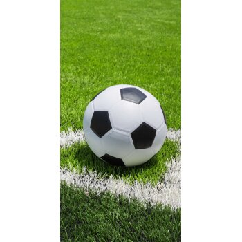 Strandtuch / Badetuch Fussball green