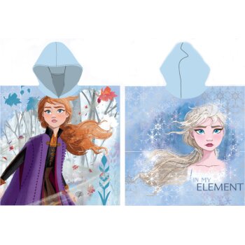 Strandponcho Handtuchponcho Frozen / Eiskönigin Element