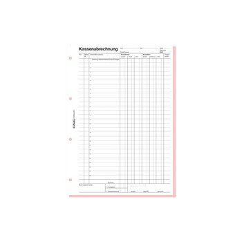 herlitz Formularbuch "Kassenabrechnung 502",...