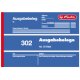 herlitz Formularbuch "Ausgabebeleg 302", DIN A6, 50 Blatt