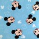 Spannbetttuch Baumwolle 90 x 200 cm "Mickey Mouse" blue