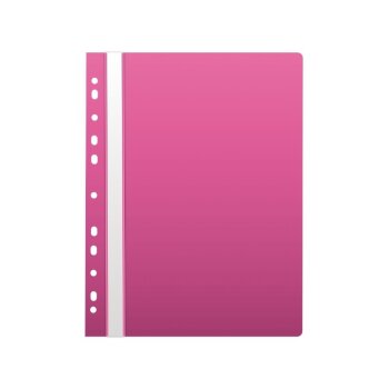 oxybag Schnellhefter DIN A4 PP mit Eurolochung rosa