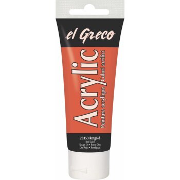 KREUL el Greco Acrylic Rotgold 75 ml Tube