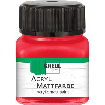KREUL akrylová matná farba - červená...