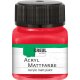 KREUL akrylová matná farba - červená - 20 ml