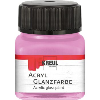 KREUL Acryl Glanzfarbe Rosé 20 ml
