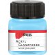 KREUL akrylová lesklá farba - svetlomodrá - 20 ml