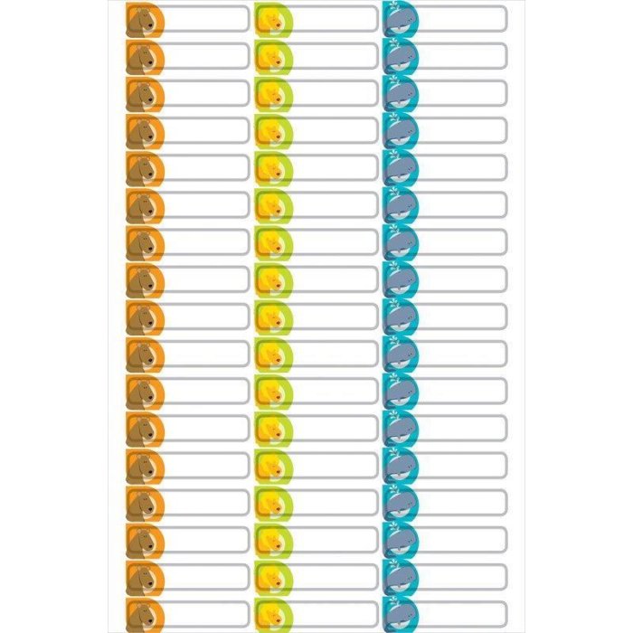 AVERY LIVING štítky na perá - 31 x 6 mm - biele