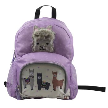 DONAU Kinderrucksack Plüsch Lama