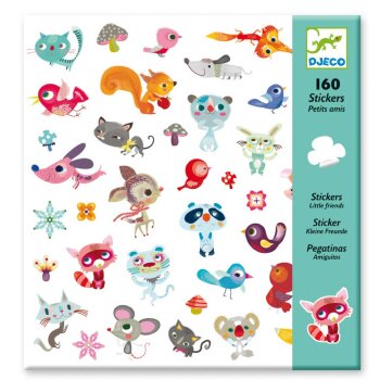 DJECO Sticker Kleine Freunde 160 Stück