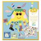 DJECO Basteln mit Sticker Meerestiere