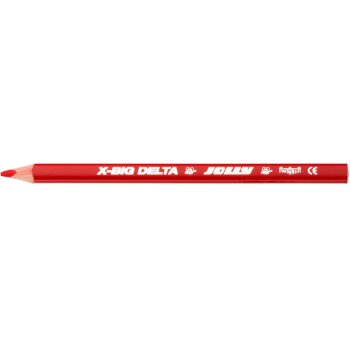 JOLLY X-BIG Delta Jumbo 3-kant Buntstift - Kirschrot