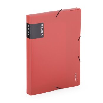 oxybag Heftbox mit Gummizug PP DIN A4 VERDE brick