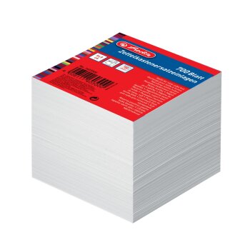 herlitz Zettelboxeinlagen, 90 x 90 mm, weiß