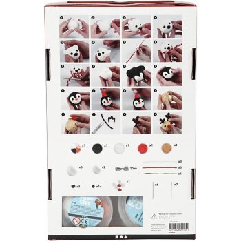 Creativ Company Clay Kreativ Set Modellieren – 1 Set