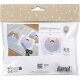 Creativ Company Mini Kreativ Set Papierdeko – 1 Pck, Engel, Sortierte Farben