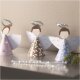 Creativ Company Mini Kreativ Set Papierdeko – 1 Pck, Engel, Sortierte Farben