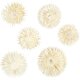 creativ company Deko aus Naturmaterial, getrocknete Blütenköpfe 6er