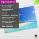 CYD Schreibtischunterlage premium Vinyl 60 x 40 cm Palmen am Meer