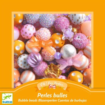 DJECO Fadenkunst und Perlen Bubble Perlen gold