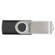 hama USB 2.0 Speicherstick "Rotate", 64 GB, schwarz/silber