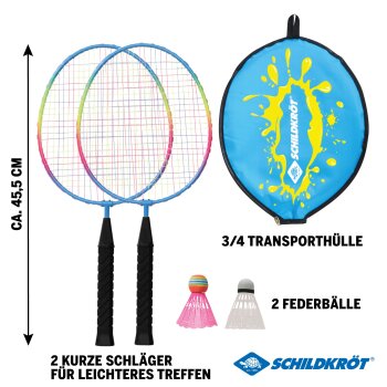 SCHILDKRÖT Kinder Federball-Set Junior