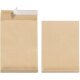 herlitz poštová taška s krížovým dnom 4 cm, B4, 130 g, samolepiaca, s odtrhávacím prúžkom, bočné záhyby - 100 ks - hnedá
