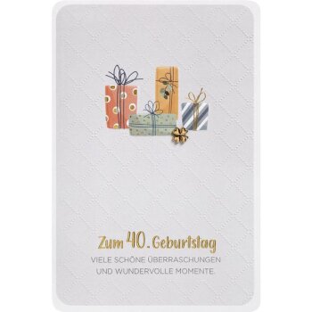 Perleberg Billet Finest Collection Geburtstag - 40....