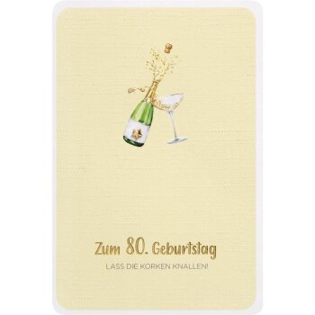 Perleberg Billet Finest Collection Geburtstag - 80....