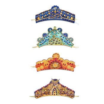 DJECO Do it Yourself - DIY 4 Mosaik Diademe zum...