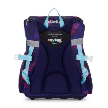 oxybag Schultaschenset 3-teilig PREMIUM COOL Butterfly Magical