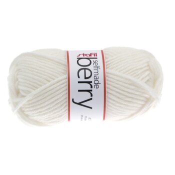 stafil Wolle berry Selfmade 50g 55m weiss