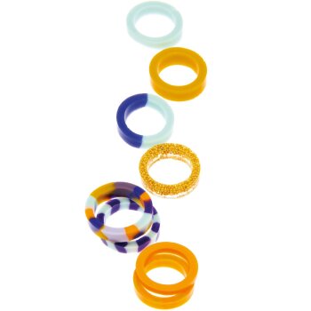 RICO Design Silikon Gießform Ringe schmal