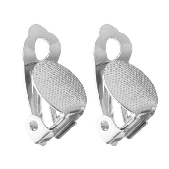 RICO Design Ohrclips mit runder Klebefläche – 6 Stück