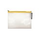 oxybag Reißverschluss-Tasche DIN A5 MESH transparent – gelb