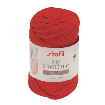 stafil My Macramé boho 250g 70m rot