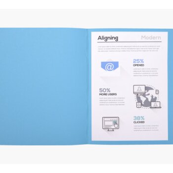 EXACOMPTA Aktendeckel FOREVER 250, DIN A4, intensivblau 100 Stück