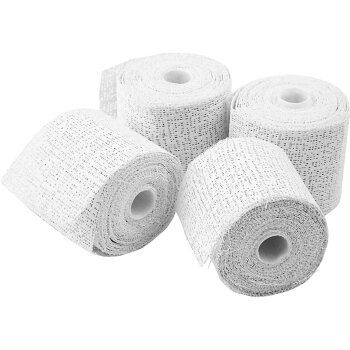 Creativ Company Gibsbinden 5 cm 2,7 m weiss 4er Set