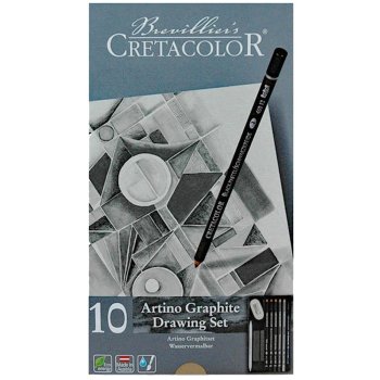 CRETACOLOR Artino Graphite Drawing Set 10-teiliges...