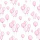 ti-flair papierové obrúsky 33 × 33 cm 20 ks Pink Ballons