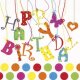 ti-flair papierové obrúsky 33 × 33 cm 20 ks Happy Birthday girlanda