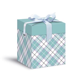 MFP Geschenkskarton 12 x 12 x 15 cm Karo