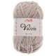 stafil zamatová priadza Velvie 25 g 65 m sivá