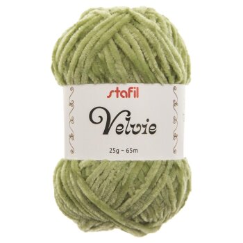 stafil Chenillegarn Velvie 25 g 65 m grün