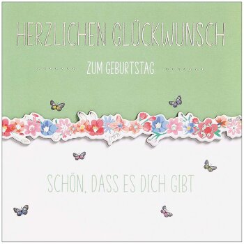 bsb Billet Feelings Collection Geburtstag - Blumen...