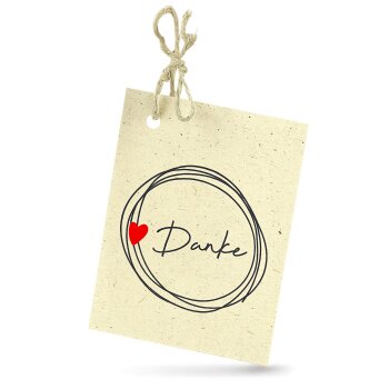 coravida Geschenkanhänger "Danke"