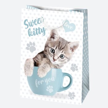 Geschenkstasche 230 x 320 x 110 mm FUNNY ANIMALS –...