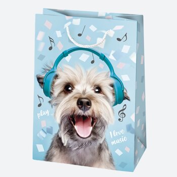 Geschenkstasche 230 x 320 x 110 mm FUNNY ANIMALS –...