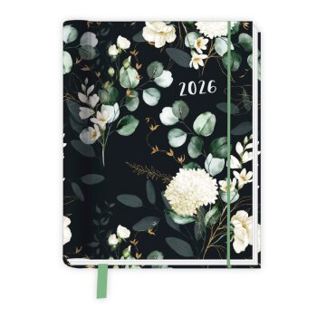 Trötsch Verlag Taschenkalender A6 Wire-O Blumen 2026
