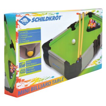 SCHILDKRÖT Mini Tischbillard, (B)500 x (T)30 x (H)90 mm